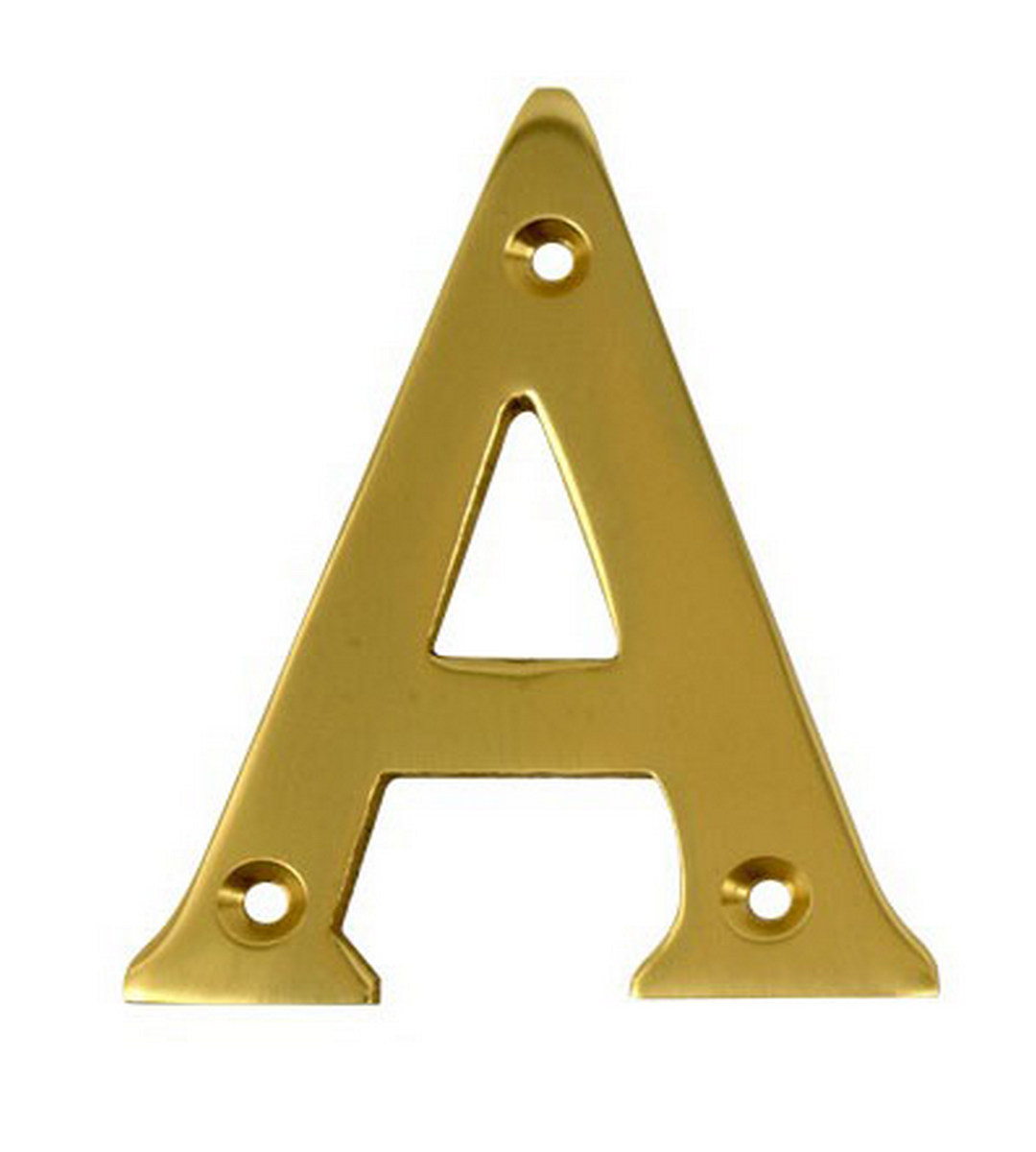 2'' Gold Anodised Letter A - Sealco Scotland