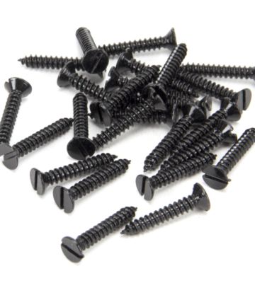 From The Anvil Black 8 X 1″ Countersunk Screws (25)