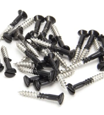 From The Anvil Black SS 3.5 X 25mm Countersunk Raised Head Screws (25)