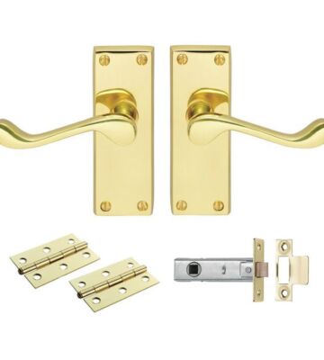 Carlisle Brass GK002EB/INTB Contract Victorian Scroll Latch Pack 118 X 40