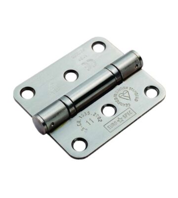 Carlisle Brass HIN13225/11SSS/R 76mm X 67mm X 2.5mm Ball Bearing Hinge – Grade 11 – Radius – Pair