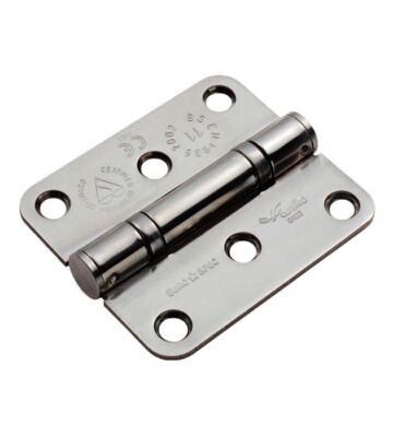 Carlisle Brass HIN13225/11BSS/R 76mm X 67mm X 2.5mm Ball Bearing Hinge – Grade 11 – Radius – Pair