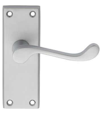 Carlisle Brass CBS55SC Victorian Scroll Lever On Backplate – Latch (Contract Range) 120mm X 40mm – Pair