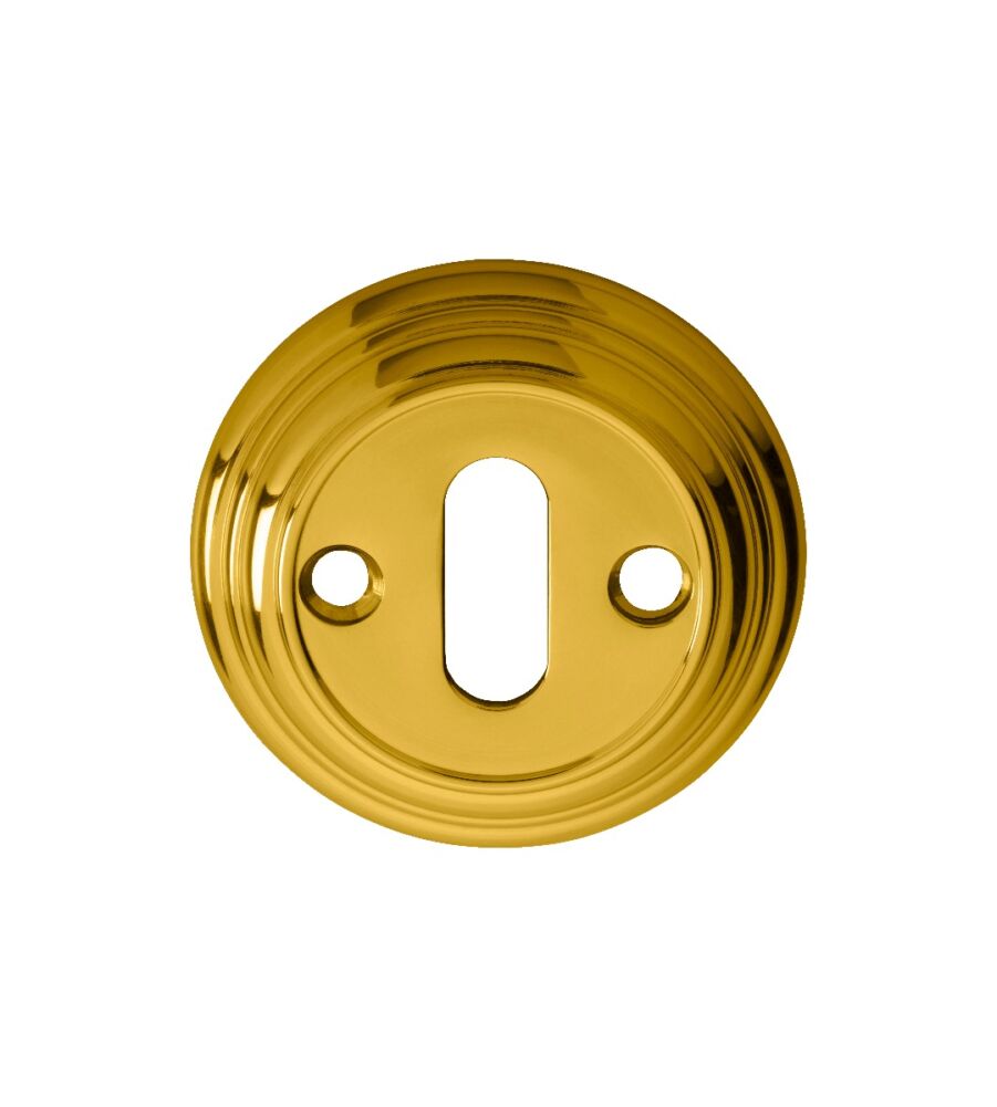 CARLISLE BRASS DK3 DELAMAIN - ESCUTCHEON LOCK PROFILE ROUND FACE FIX 55MM