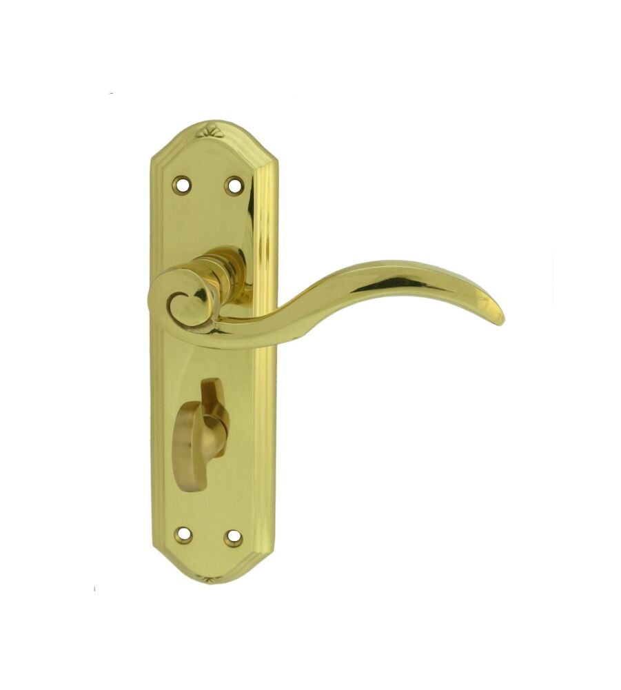 CARLISLE BRASS DL342 WENTWORTH LEVER ON BACKPLATE - BATHROOM 57MM C/C 180MM X 48MM - PAIR