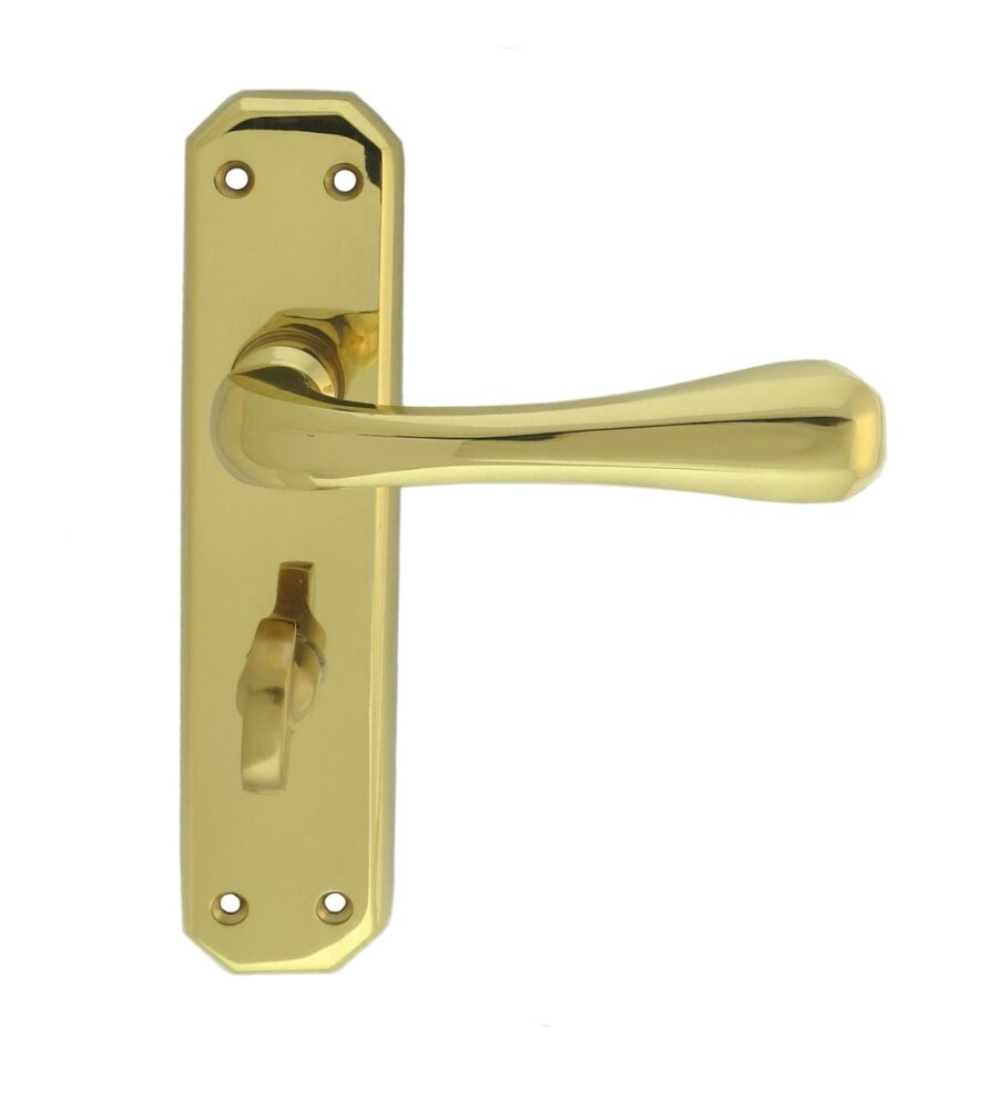 CARLISLE BRASS DL412 EDEN LEVER ON BACKPLATE - BATHROOM 57MM C/C 180MM X 40MM - PAIR