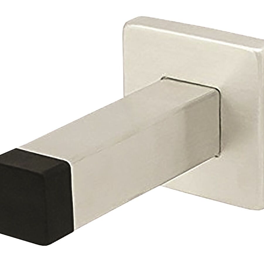 CARLISLE BRASS DSW1415SSS STEELWORX SQUARE SKIRTING DOOR STOP ON 52X8MM ROSE 52 X 8