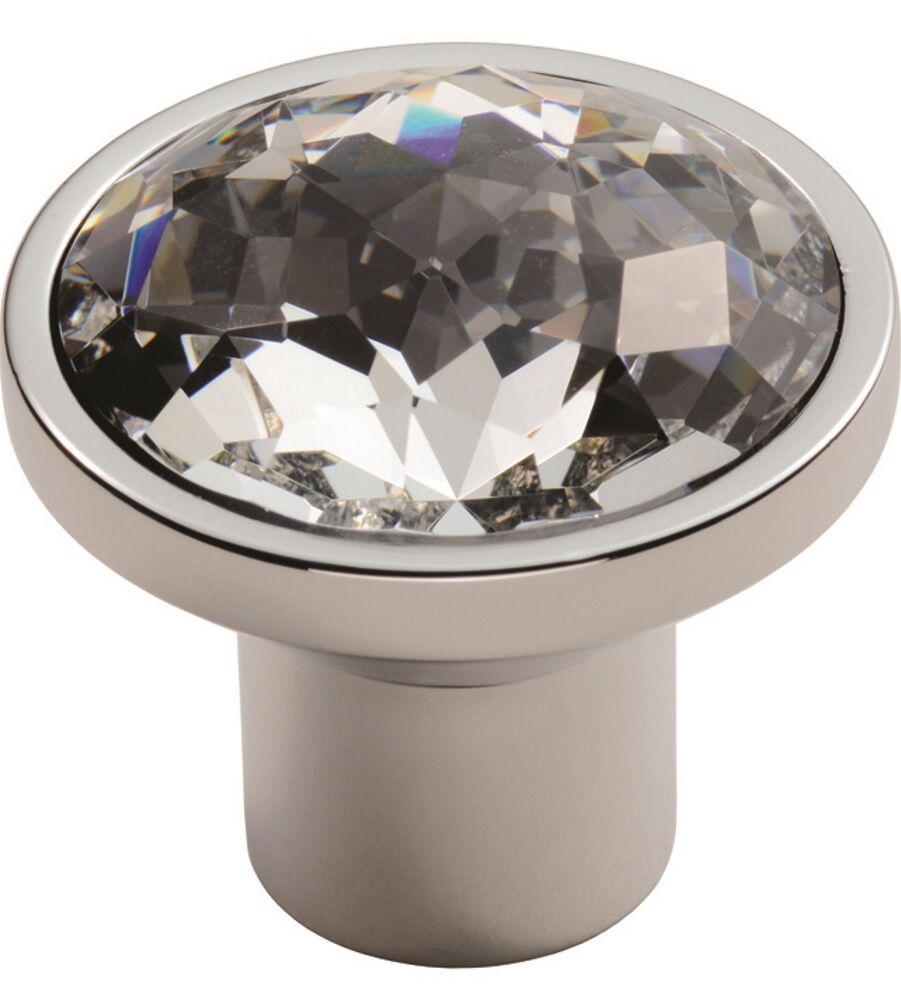 CARLISLE BRASS FTD770CCP FTD ROUND CRYSTAL KNOB 18 ( 34 )