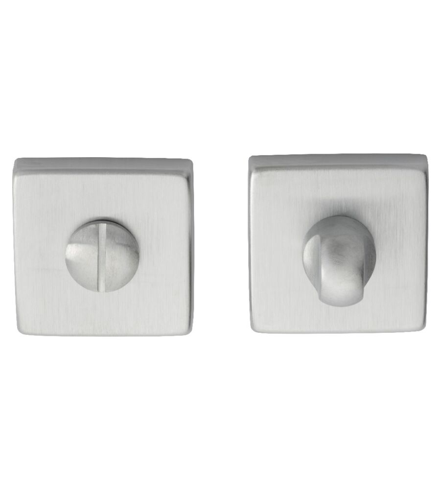 CARLISLE BRASS QT004SC TURN & RELEASE ON CONCEALED FIX SQUARE ROSE (ART LM 40/QES) CSA (SATIN CHROME) 50 X 50 - SET