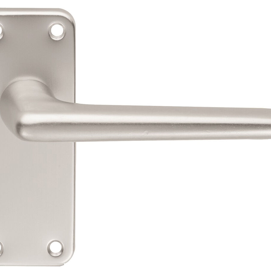 CARLISLE BRASS SAA22/BP ALUMINIUM LEVER ON BACKPLATE - LATCH   - PAIR