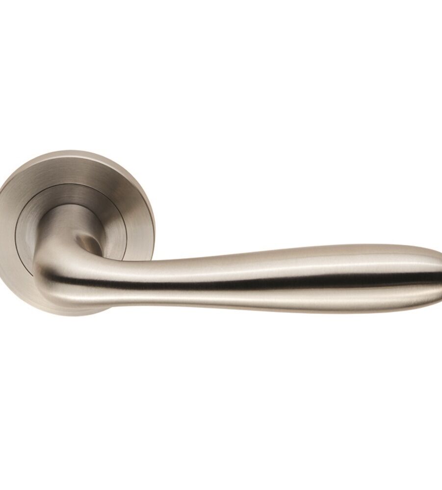 CARLISLE BRASS SWL1127SSS STEELWORX PENINSULA LEVER ON CONCEALED FIX ROUND ROSE - PAIR