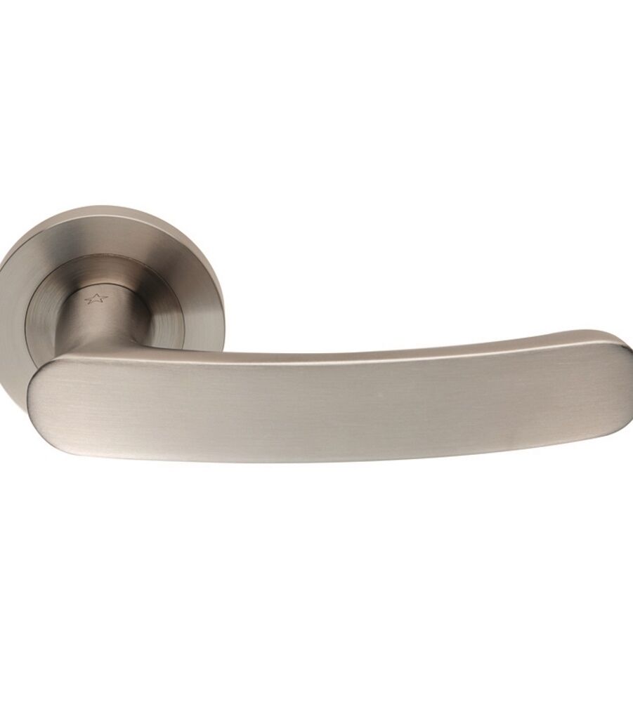 CARLISLE BRASS SWL1132SSS STEELWORX BERLINO LEVER ON CONCEALED FIX ROUND ROSE - PAIR