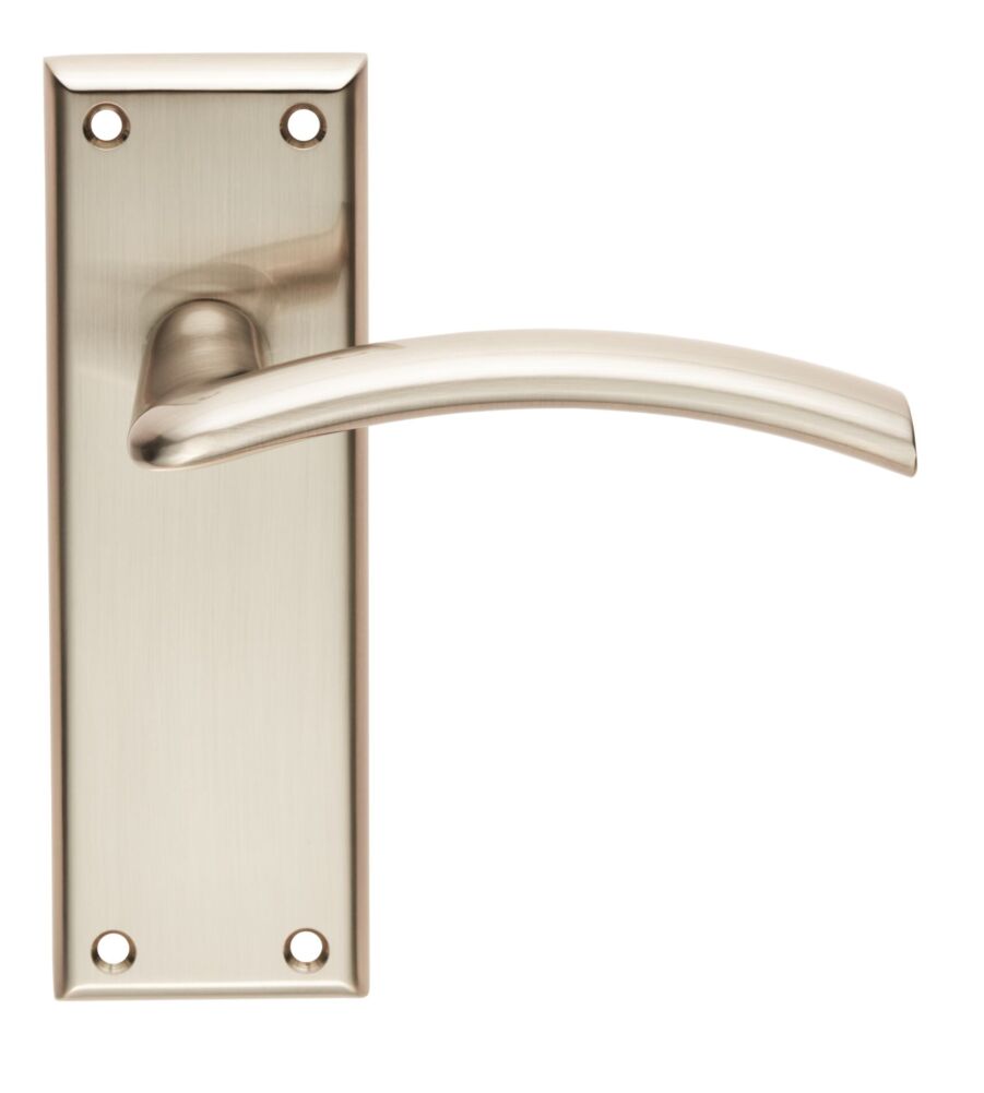 CARLISLE BRASS SZR032SN SEROZZETTA TRENTA LEVER ON BACKPLATE - LATCH - PAIR