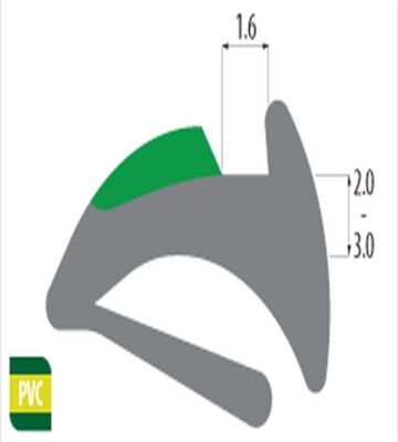 553601Tear Off Wedge Green 50mtr Gasket