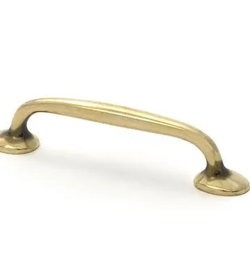 From The Anvil Aged Brass Moore Pull Handle – Small
