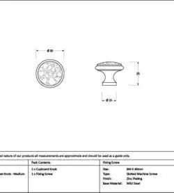 From The Anvil Polished Bronze Hammered Cabinet Knob - Medium - Image 2