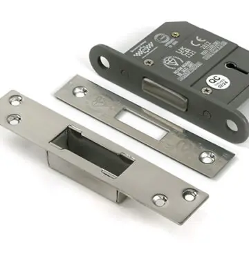 From The Anvil Polished SS 2½” 5 Lever BS Dead Lock KA
