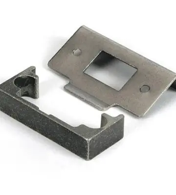 From The Anvil Pewter ½” Rebate Kit for Tubular Mortice Latch