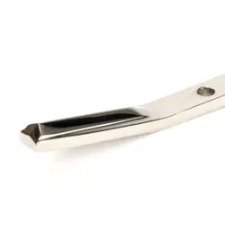 From The Anvil Polished Nickel Art Deco 10" Stay - Image 3