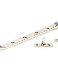 From The Anvil Polished Nickel Art Deco 10" Stay