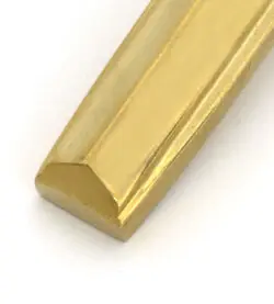 From The Anvil Polished Brass Night-Vent Locking Art Deco Fastener - Image 7